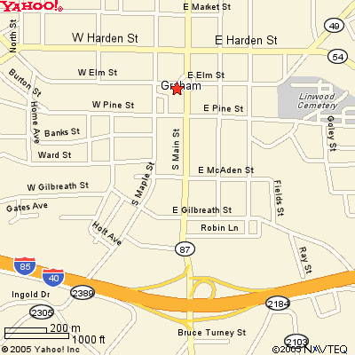 Map to Carvers on Elm